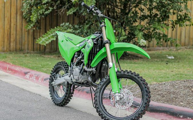 New 2025 KAWASAKI KX 85 LIME GREEN