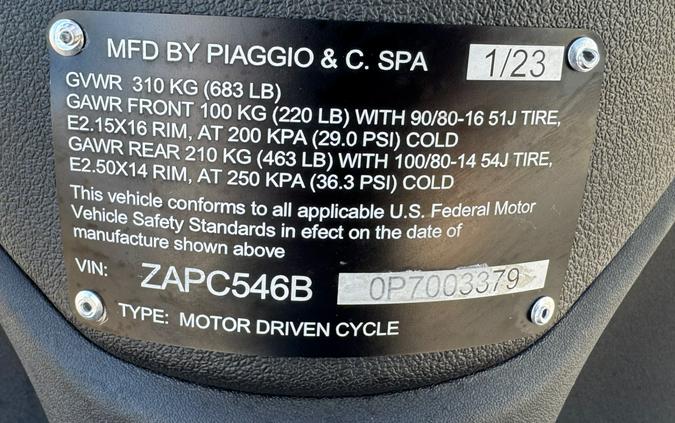 2023 Piaggio Liberty 50S