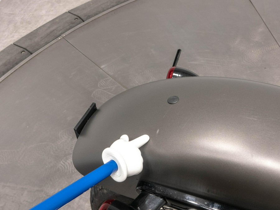 2019 HARLEY-DAVIDSON FXBB STREET BOB in Industrial Gray Denim