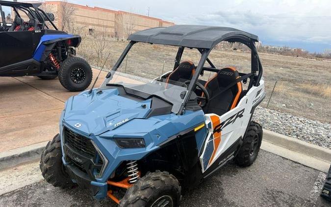 2024 Polaris RZR Trail Ultimate - Storm Blue / White Lightning.