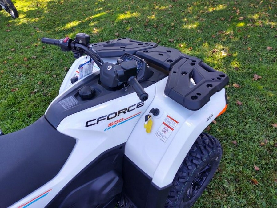 2026 CFMOTO CForce 500 - White - FREE 60" Plow!