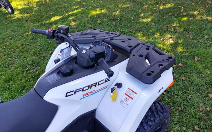 2026 CFMOTO CForce 500 - White - FREE 60" Plow!