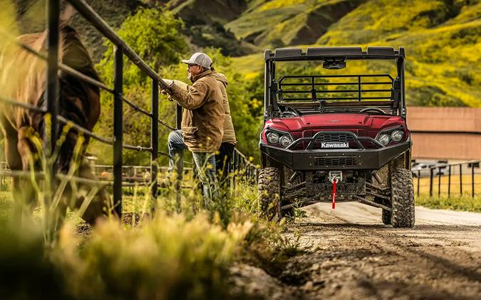 2027 Kawasaki Mule Pro-FXT 1000 Platinum Ranch Edition Metallic Deep Red - 111305