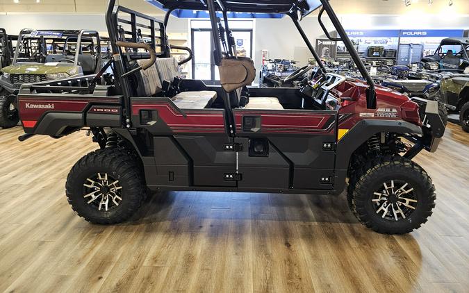 2027 Kawasaki Mule Pro-FXT 1000 Platinum Ranch Edition Metallic Deep Red - 111305