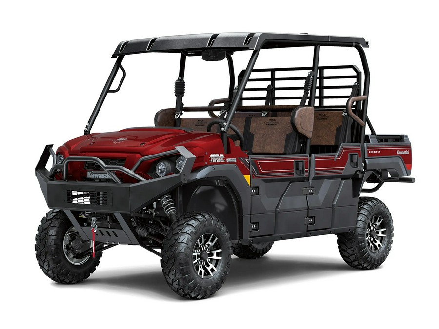 2027 Kawasaki Mule Pro-FXT 1000 Platinum Ranch Edition Metallic Deep Red - 111305