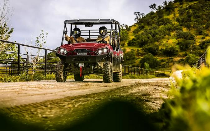 2027 Kawasaki Mule Pro-FXT 1000 Platinum Ranch Edition Metallic Deep Red - 111305