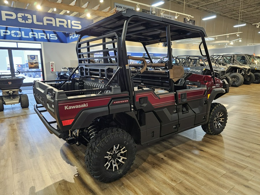 2027 Kawasaki Mule Pro-FXT 1000 Platinum Ranch Edition Metallic Deep Red - 111305