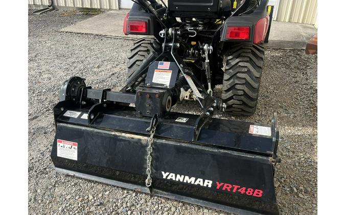 2020 Yanmar USA 221 Tractor with Loader & 48" Tiller Combo