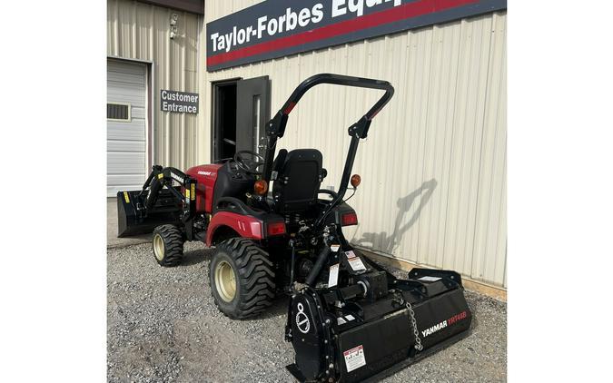 2020 Yanmar USA 221 Tractor with Loader & 48" Tiller Combo