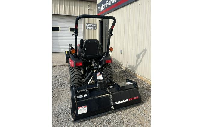 2020 Yanmar USA 221 Tractor with Loader & 48" Tiller Combo