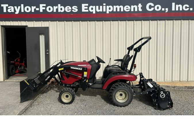 2020 Yanmar USA 221 Tractor with Loader & 48" Tiller Combo