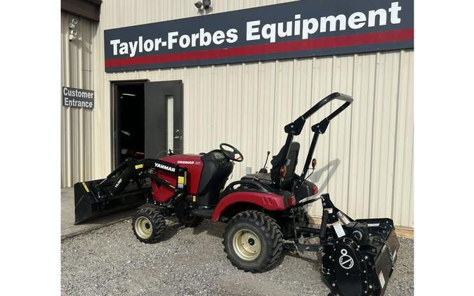 2020 Yanmar USA 221 Tractor with Loader & 48" Tiller Combo