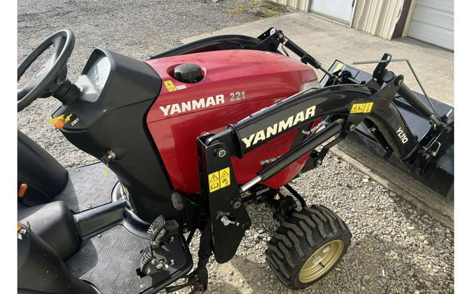 2020 Yanmar USA 221 Tractor with Loader & 48" Tiller Combo