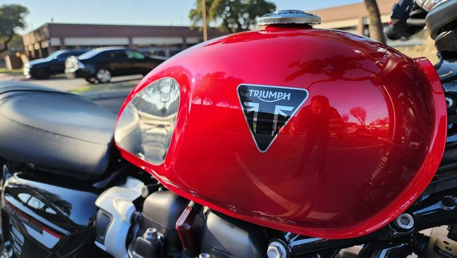 2023 Triumph Speed Twin 900 Chrome Edition Red Hopper