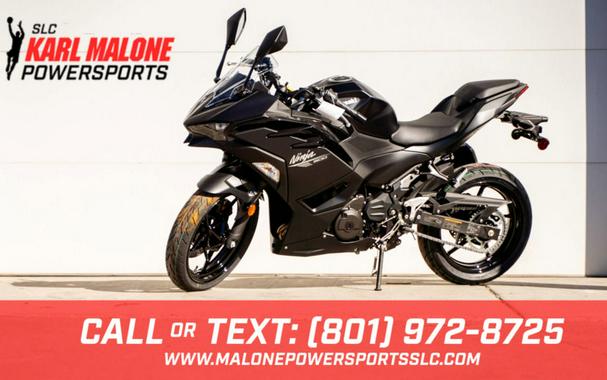 2026 Kawasaki Ninja® 500 ABS Metallic Flat Spark Black