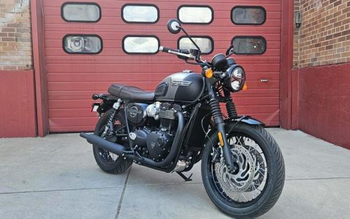 2026 Triumph Bonneville T120 Black Matt Silver Ice