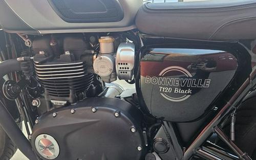 2026 Triumph Bonneville T120 Black Matt Silver Ice