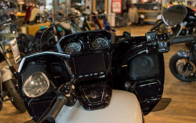 2026 Indian Challenger Dark Horse 112 W/Powerband Audio Chalk With Black Metallic