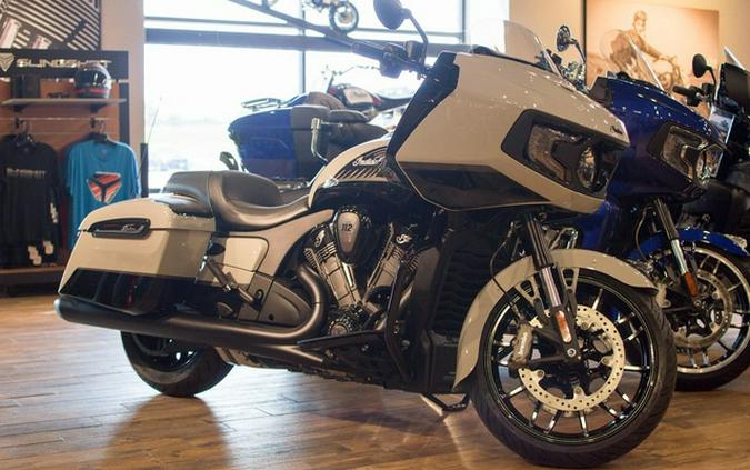 2026 Indian Challenger Dark Horse 112 W/Powerband Audio Chalk With Black Metallic