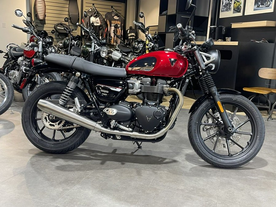 2023 Triumph Speed Twin 900 Chrome Edition Red Hopper