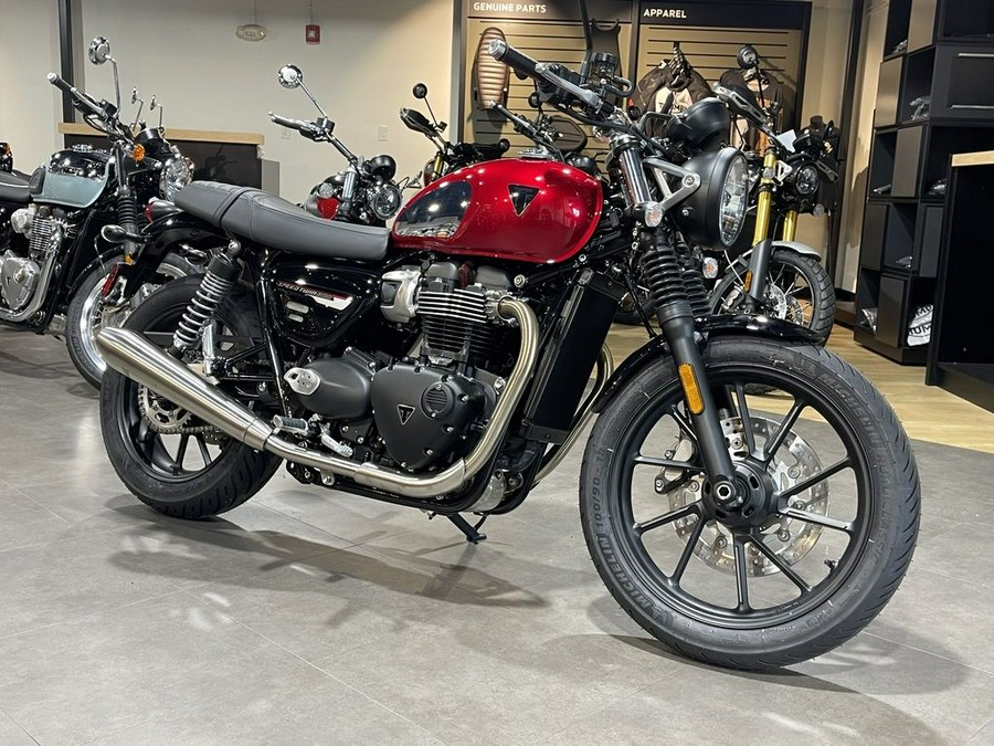 2023 Triumph Speed Twin 900 Chrome Edition Red Hopper