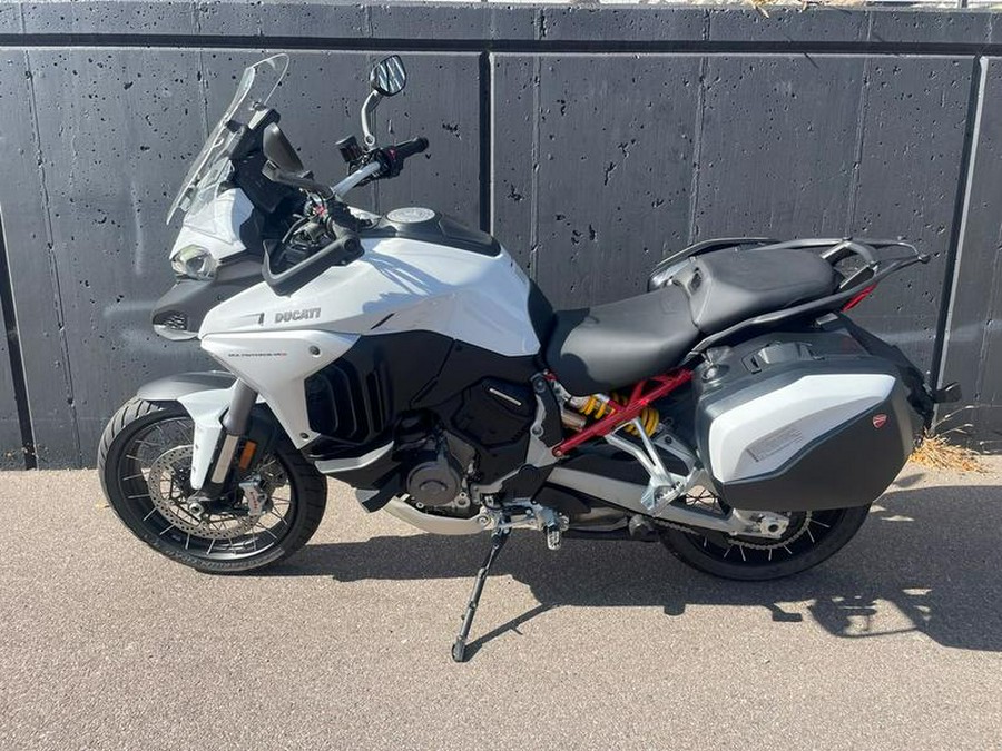 2023 Ducati Multistrada V4S Iceberg White - Spoked Wheels