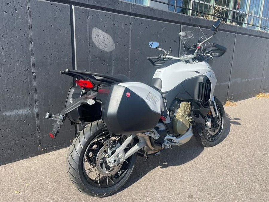 2023 Ducati Multistrada V4S Iceberg White - Spoked Wheels