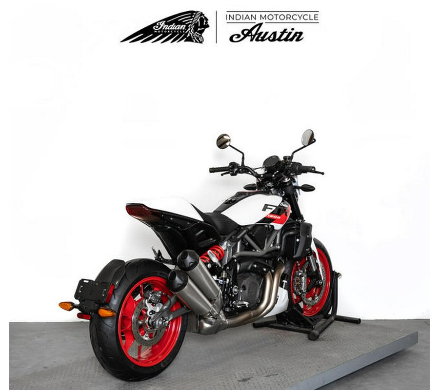 2023 Indian Motorcycle® FTR Sport White Lightning/Indy Red