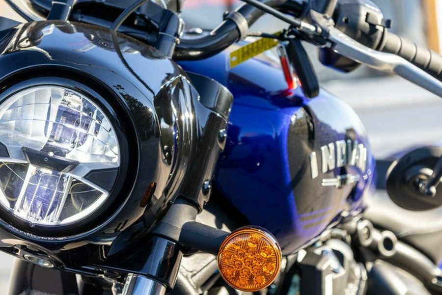 2025 Indian Scout Bobber Limited +Tech Spirit Blue Metallic
