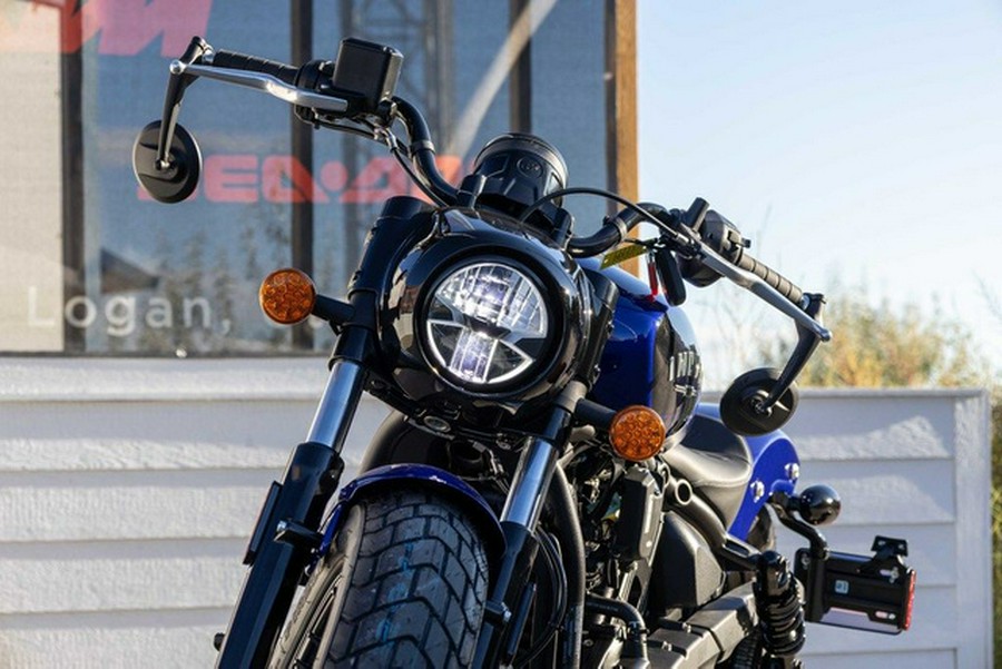 2025 Indian Scout Bobber Limited +Tech Spirit Blue Metallic