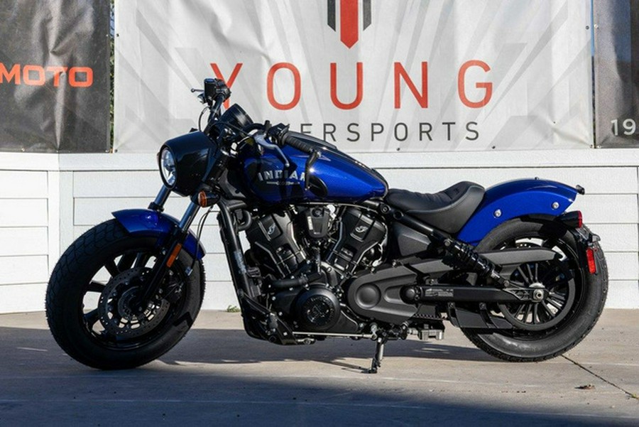 2025 Indian Scout Bobber Limited +Tech Spirit Blue Metallic