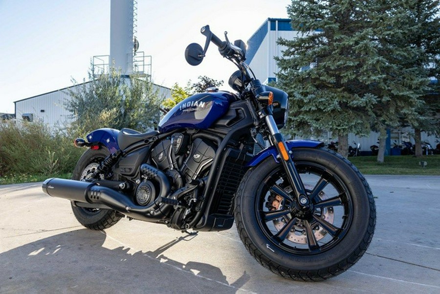 2025 Indian Scout Bobber Limited +Tech Spirit Blue Metallic