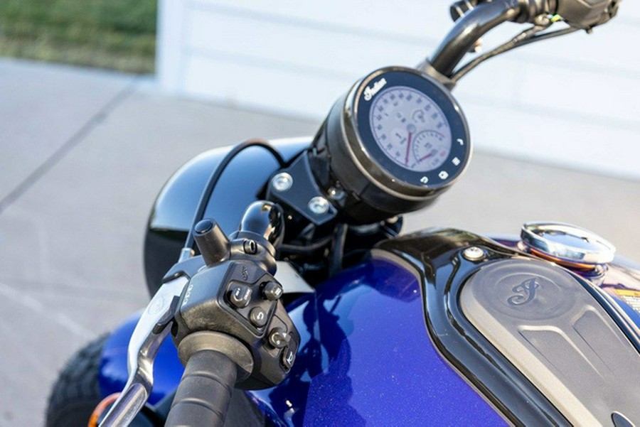 2025 Indian Scout Bobber Limited +Tech Spirit Blue Metallic