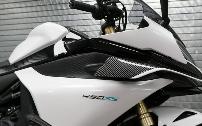 2024 CFMOTO 450SS NEBULA WHITE