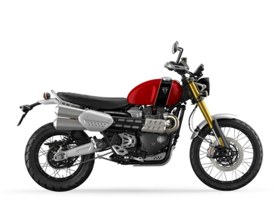 2023 Triumph Scrambler 1200 XE Carnival Red / Jet Black