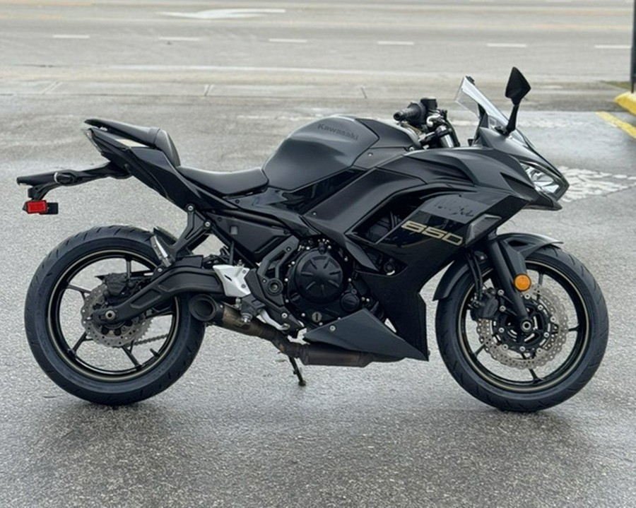 2024 Kawasaki Ninja 650 Metallic Matte Dark GrayMetallic Spark