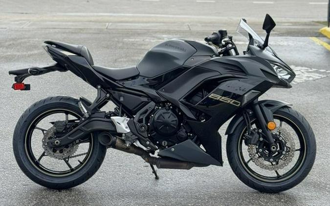 2024 Kawasaki Ninja 650 Metallic Matte Dark GrayMetallic Spark