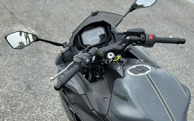 2024 Kawasaki Ninja 650 Metallic Matte Dark GrayMetallic Spark