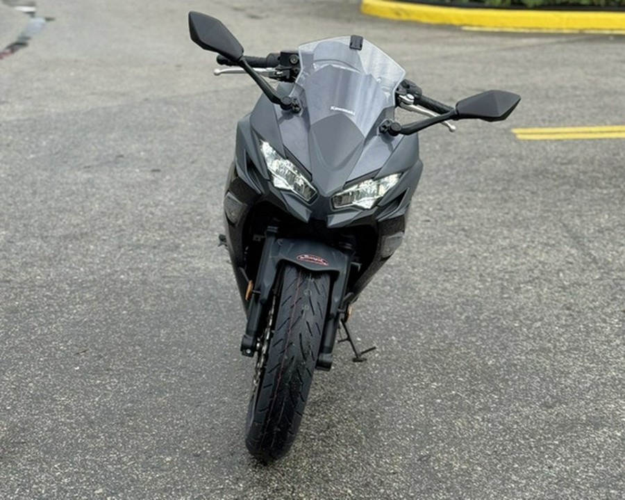 2024 Kawasaki Ninja 650 Metallic Matte Dark GrayMetallic Spark