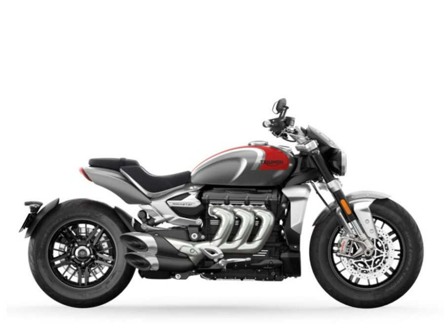 2023 Triumph Rocket 3 R Silver Ice Cranberry Red