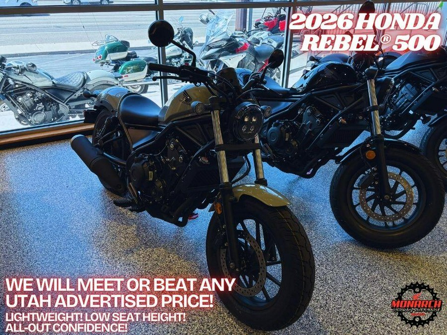 2026 Honda Rebel 500