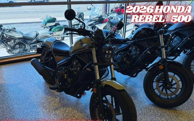 2026 Honda Rebel 500