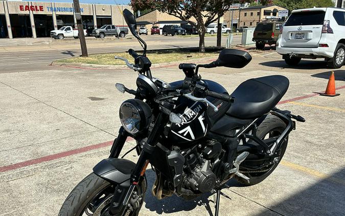 2023 Triumph Trident 660 Sapphire Black