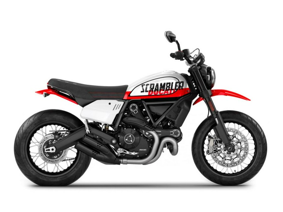 2023 Ducati Scrambler Urban Motard Star White Silk and Ducati GP ’19 Red