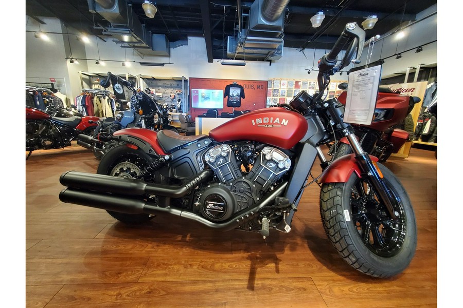 2024 Indian Motorcycle Scout® Bobber ABS - Sunset Red Smoke