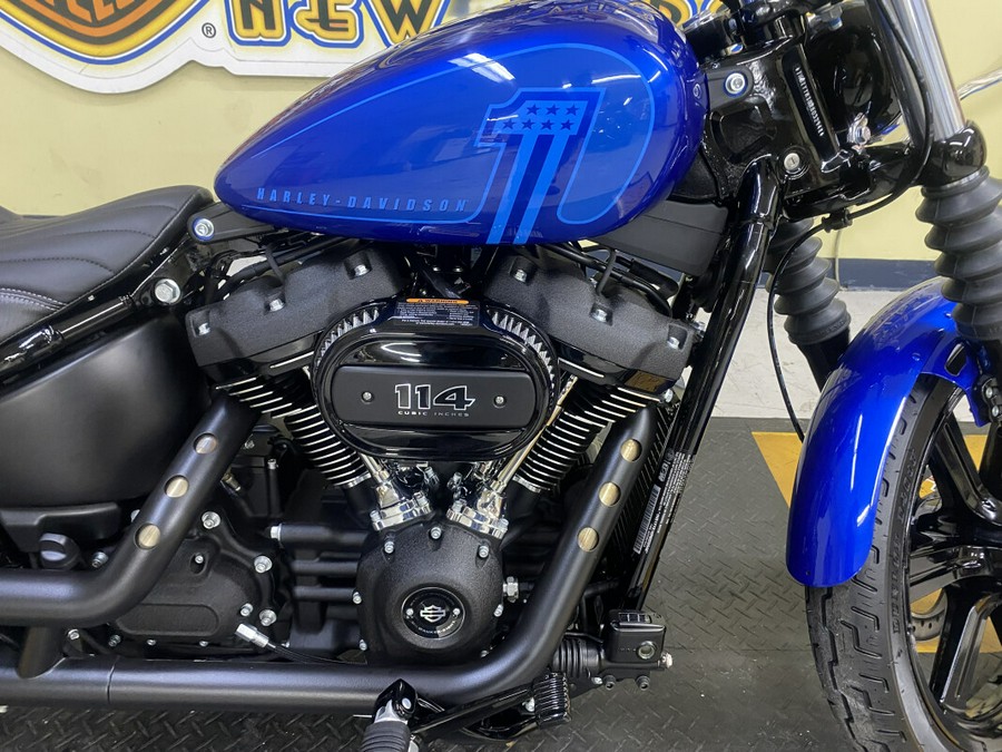 2024 Harley-Davidson Street Bob 114 Blue Burst - Black Finish