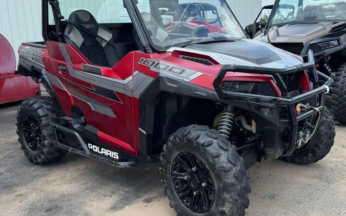 2018 Polaris® General™ 1000 EPS Ride Command™ Edition Matte Sunset Red