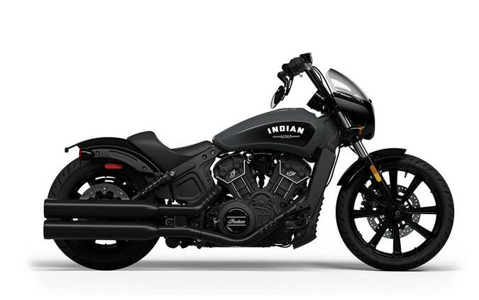 2024 Indian Motorcycle Scout® Rogue ABS - Stealth Gray w/ Graphics