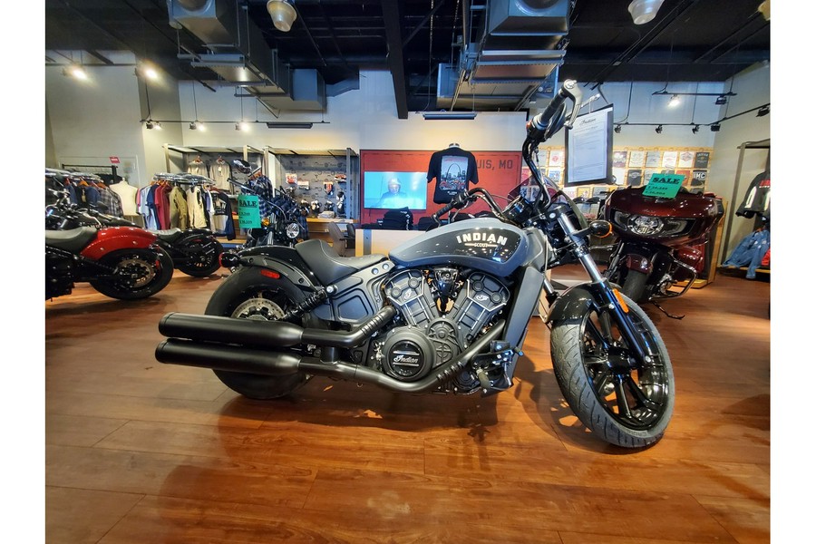 2024 Indian Motorcycle Scout® Rogue ABS - Stealth Gray w/ Graphics