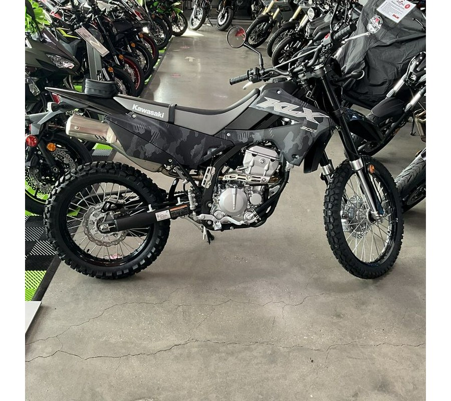 2024 Kawasaki KLX®300 Cypher Camo Gray